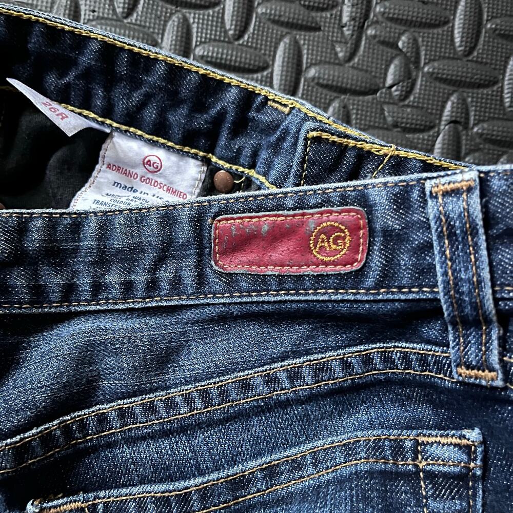 Vintage Adriano Goldschmied AG The Club Low Rise Jeans USA Made Size 26R - Picture 12 of 12